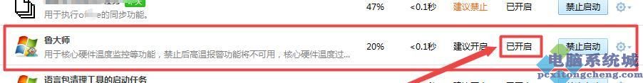 win7如何关闭鲁大师开机启动项_win7禁止鲁大师开启自动启动步骤